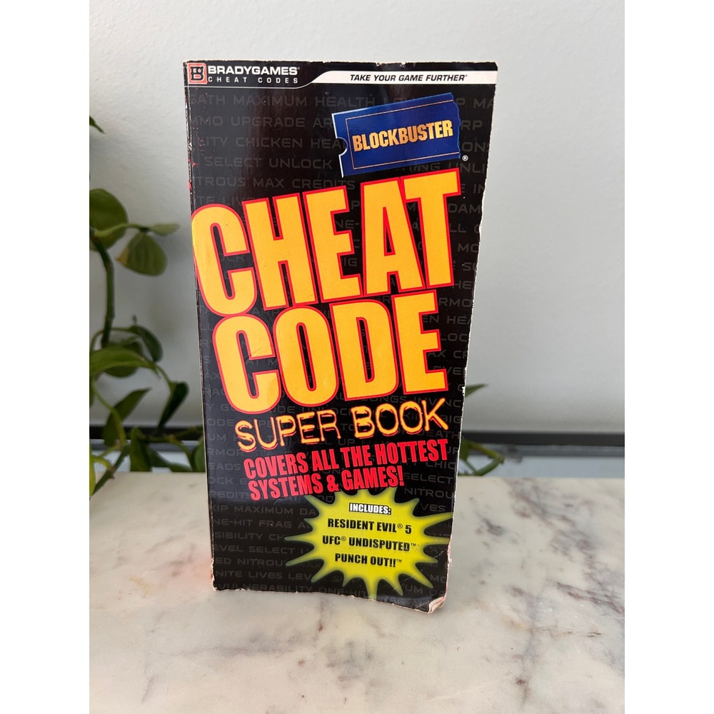 BradyGames Blockbuster Cheat Code Super Book 2009 PS3 Wii Xbox 360 DS PSP GBA